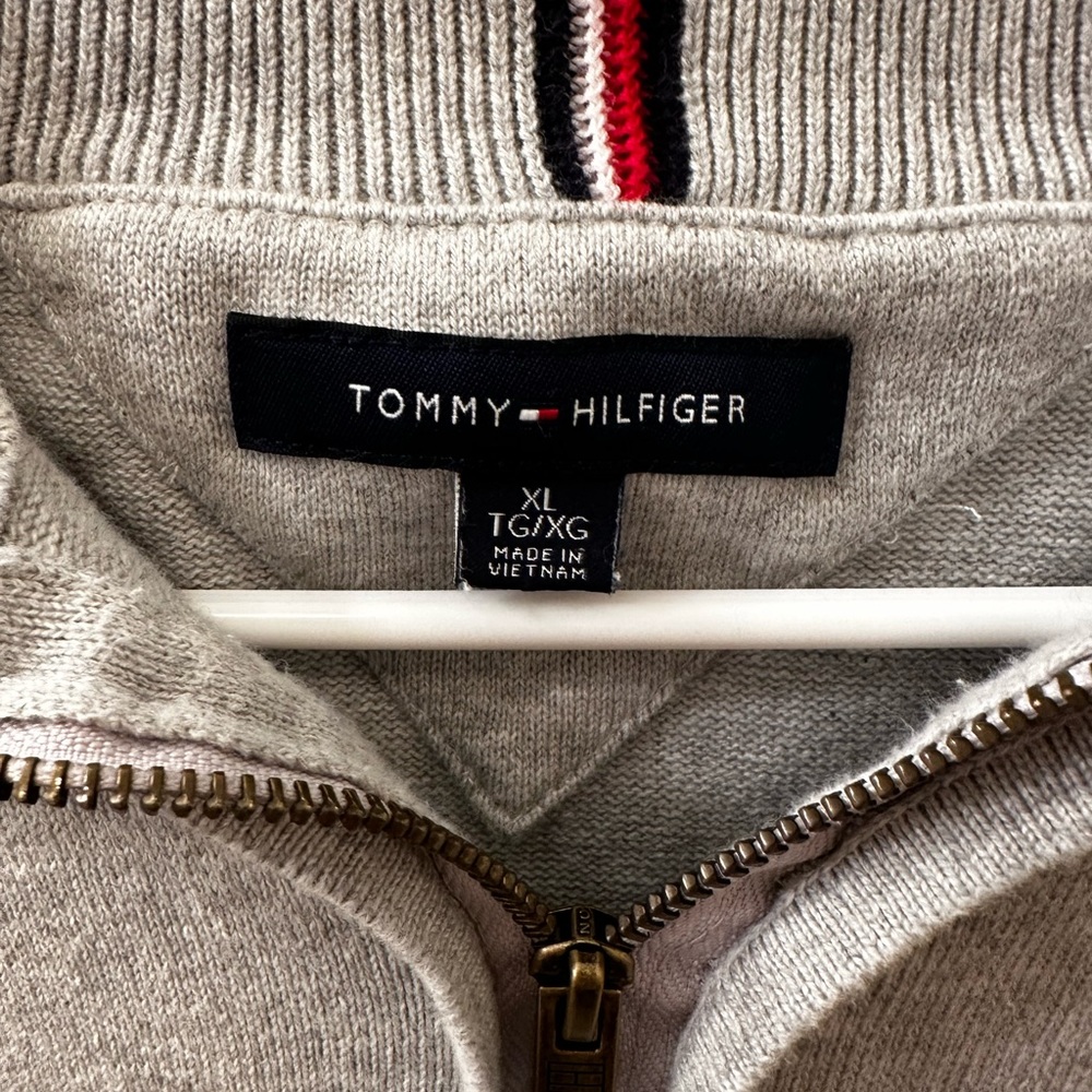 Vintage 💎 Y2K Tommy Hilfiger quarter zip sweater - Picture 5 of 5